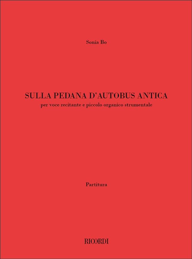 Sulla pedana d'autobus antica